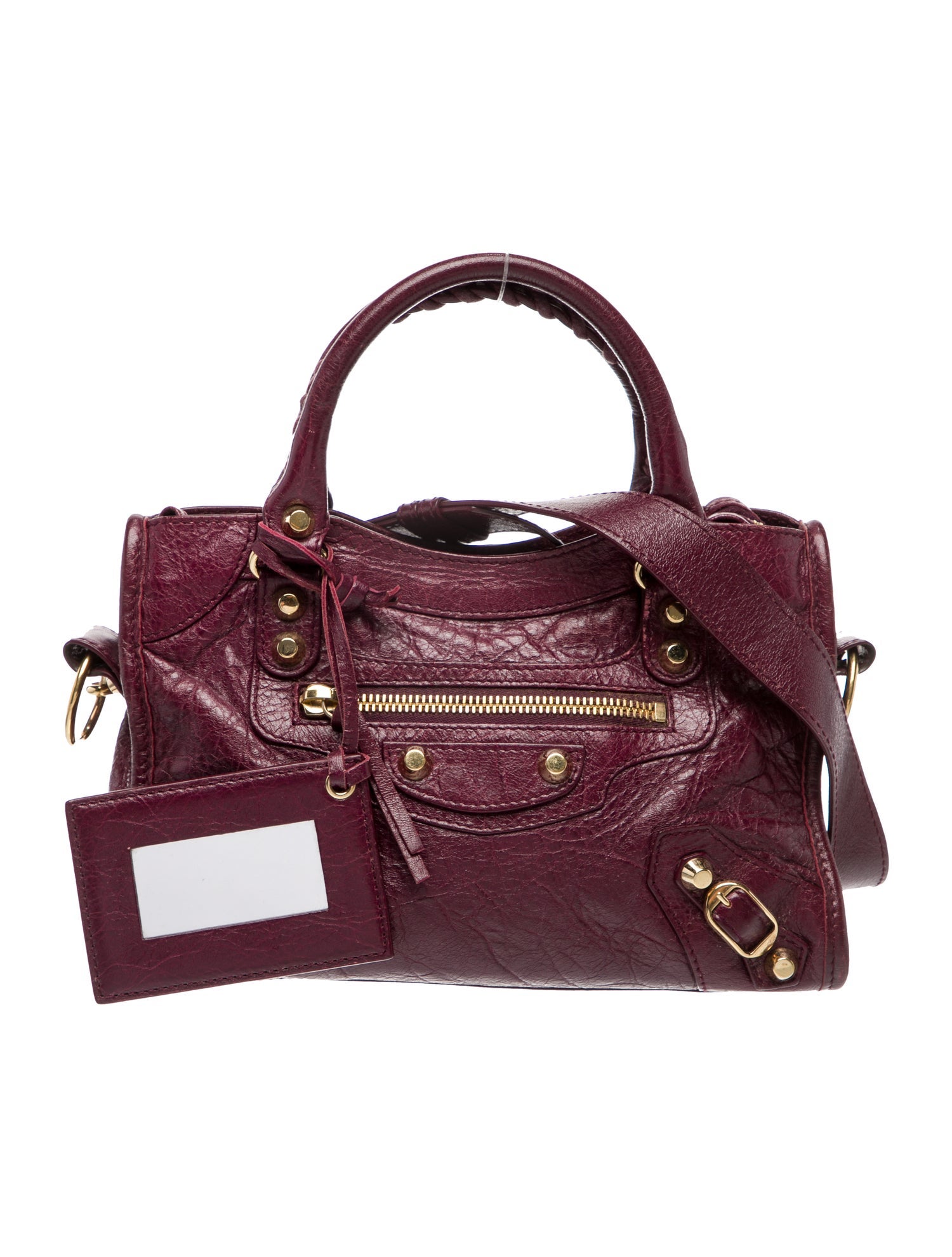 Balenciaga Leather Motocross City Giant Mini