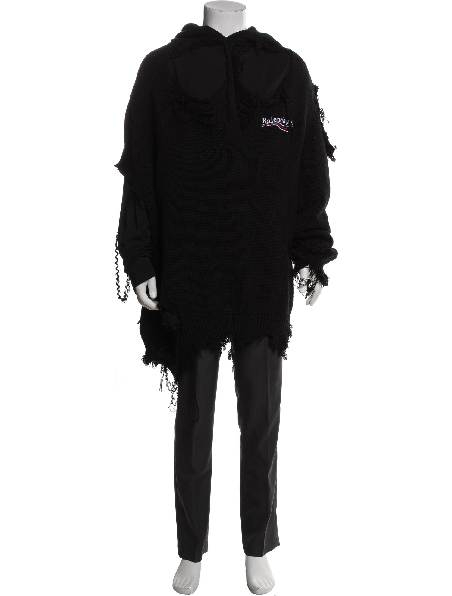 Balenciaga 2021 Graphic Print Hoodie