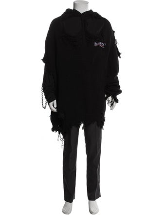 Balenciaga 2021 Graphic Print Hoodie