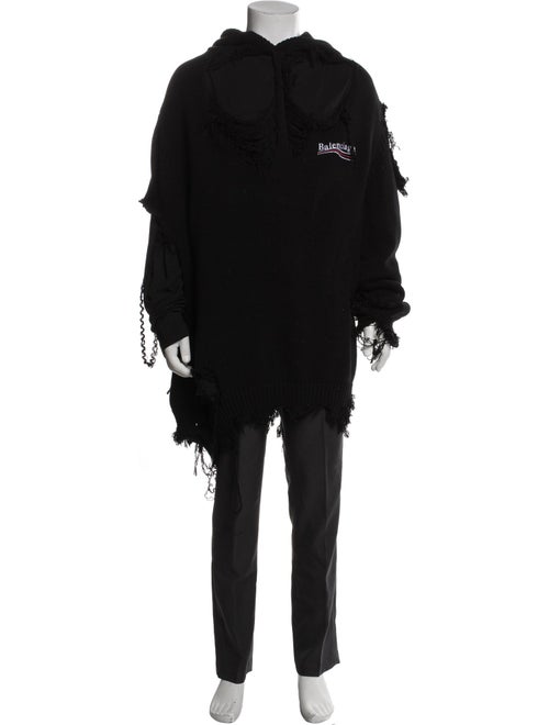 Balenciaga 2021 Graphic Print Hoodie