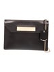 Balenciaga Leather Cable Flap Clutch Bag
