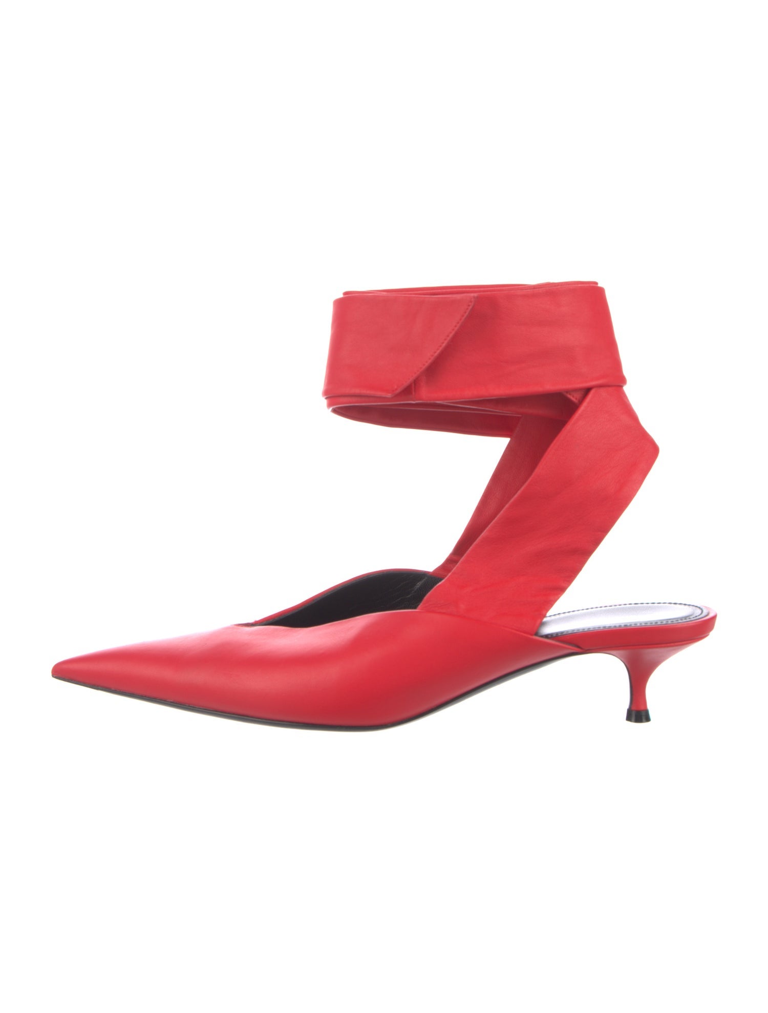 Balenciaga Leather Slingback Pumps