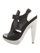 Balenciaga Leather Slingback Sandals