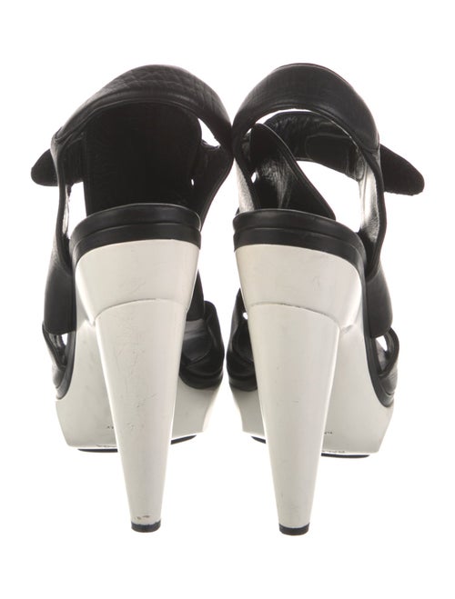 Balenciaga Leather Slingback Sandals
