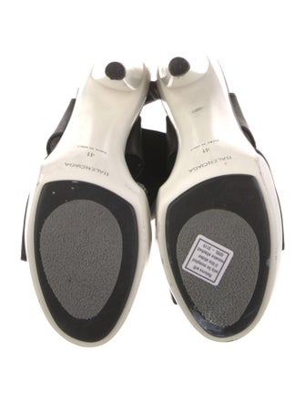 Balenciaga Leather Slingback Sandals