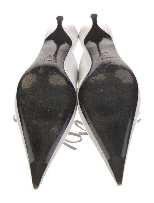 Balenciaga Leather Bow Accents Mules