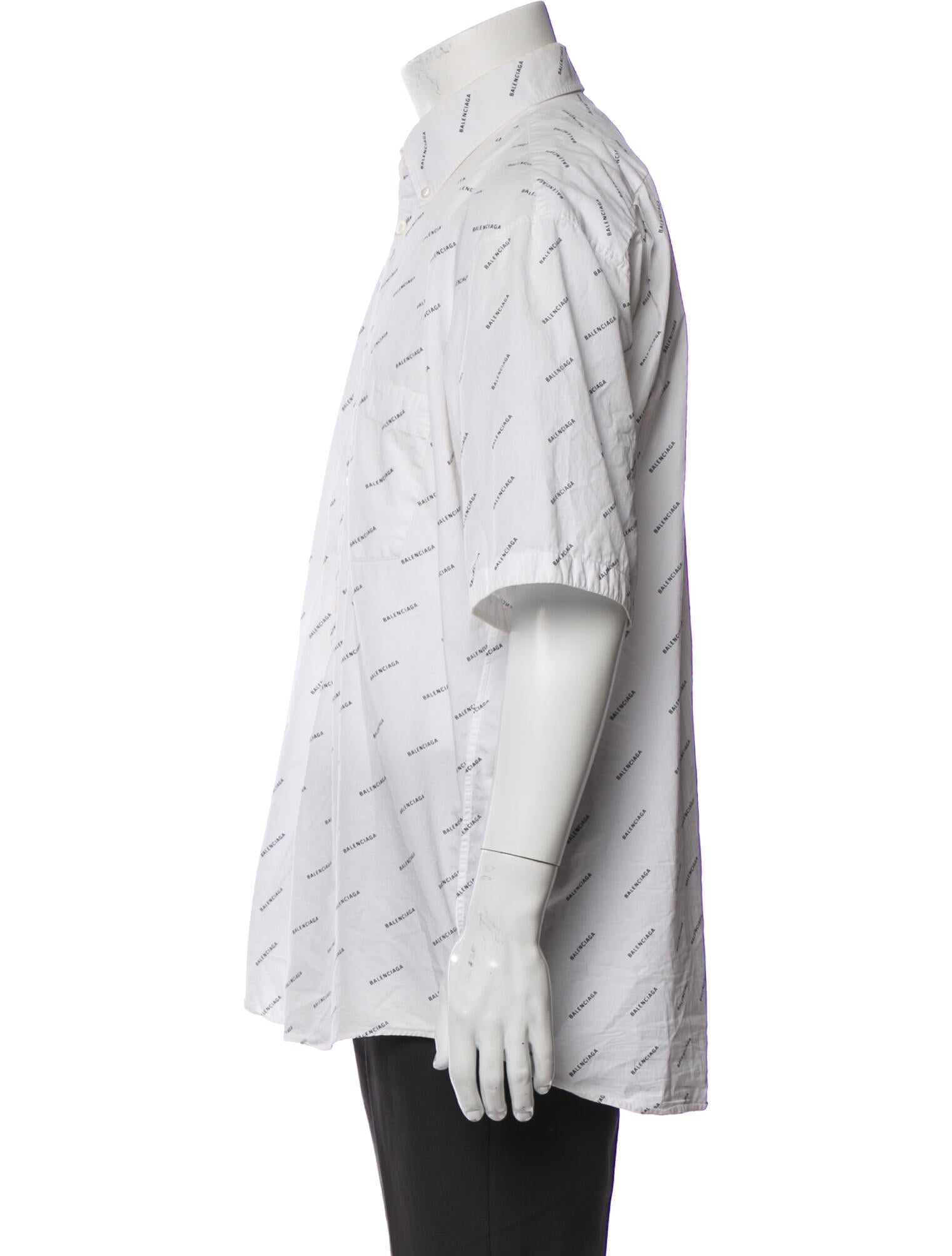 Balenciaga 2018 Signature Logo Shirt