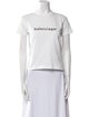 Balenciaga 2020-2021 Trademark Logo T-Shirt