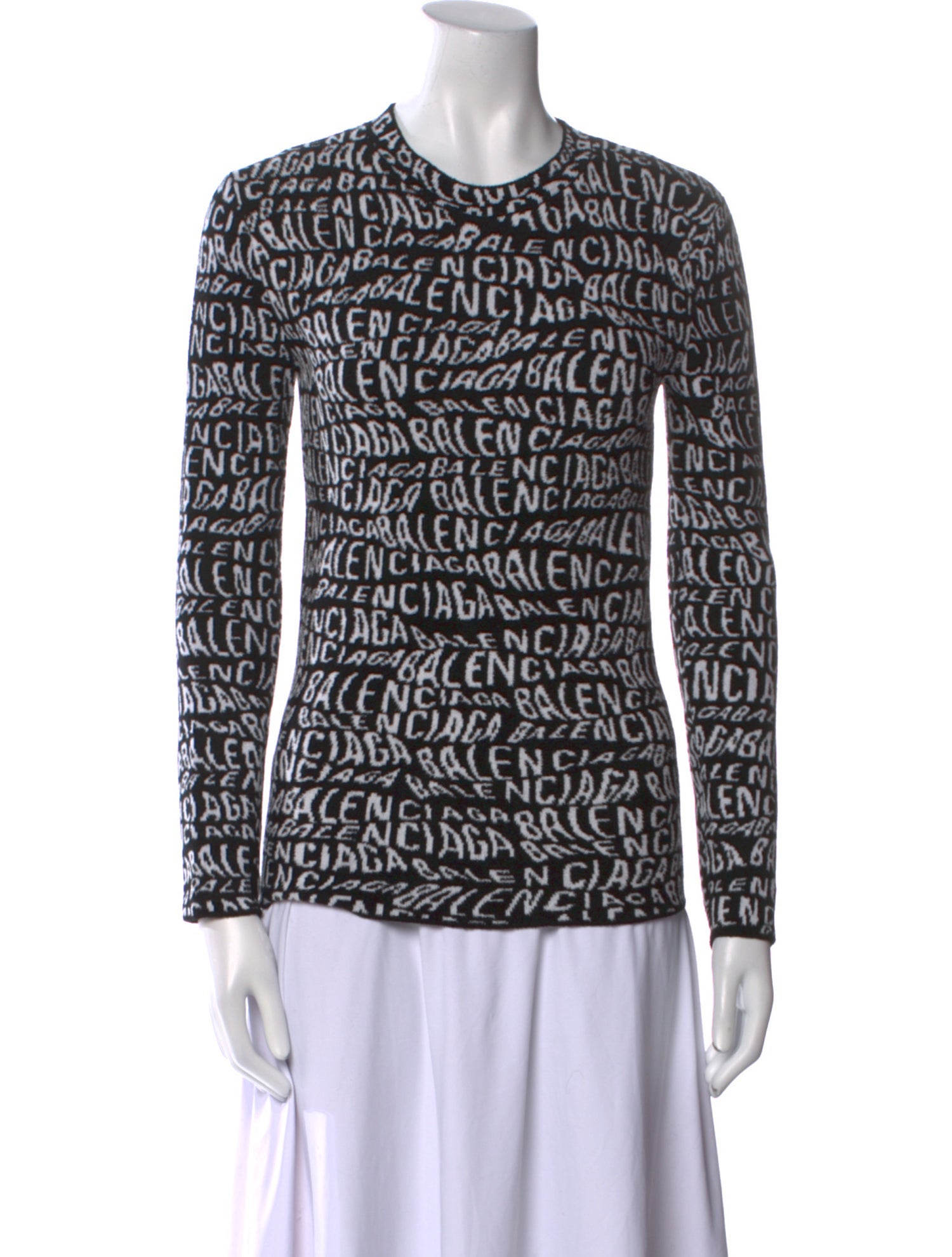 Balenciaga 2019 Printed Sweater