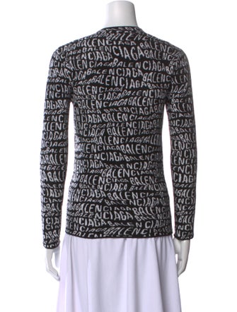 Balenciaga 2019 Printed Sweater