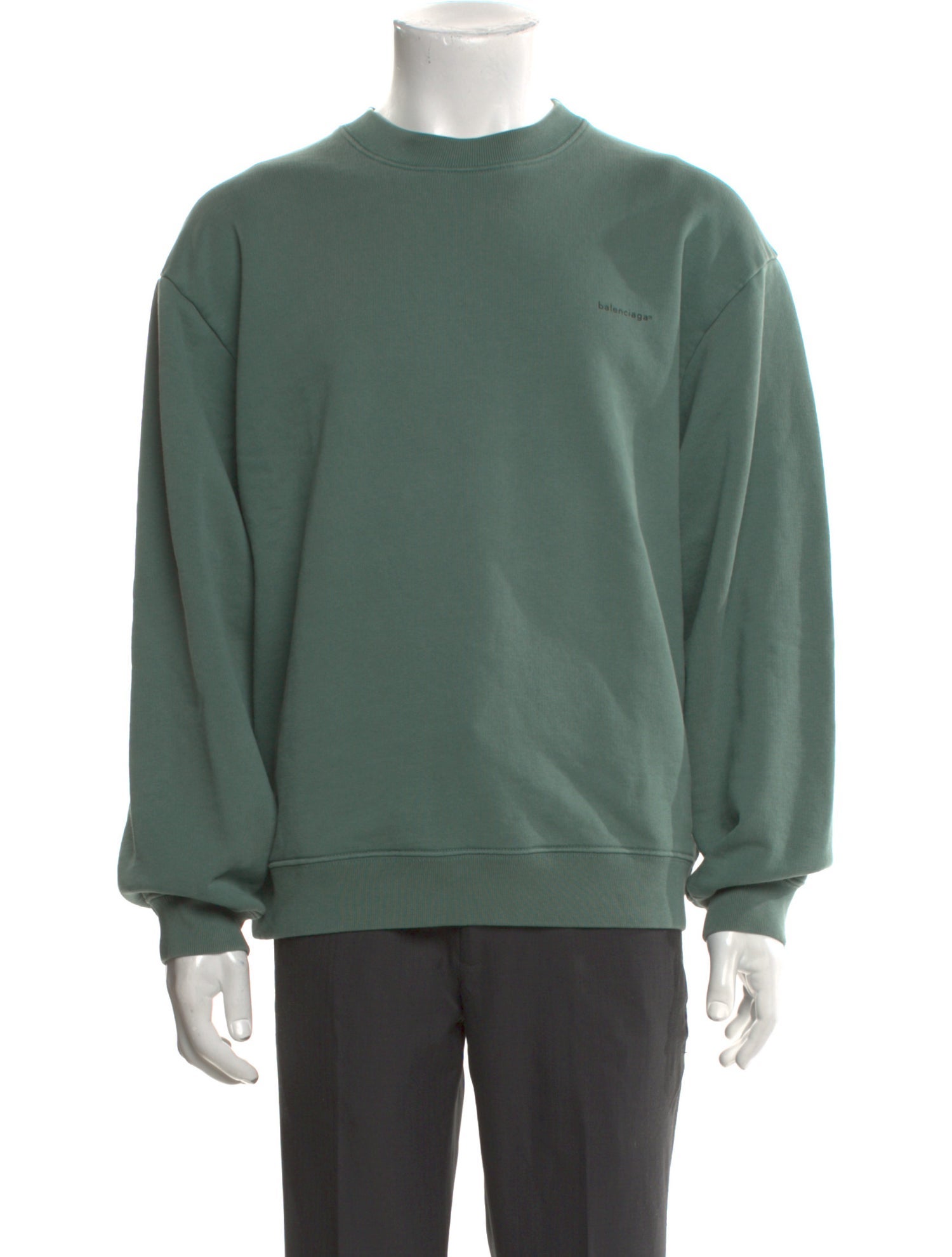 Balenciaga 2019 Logo Crewneck Pullover Sweatshirt