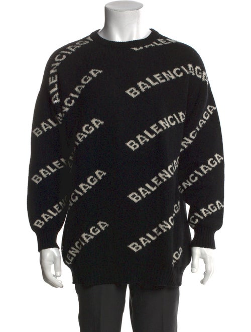 Balenciaga 2018 All Over Logo Pullover