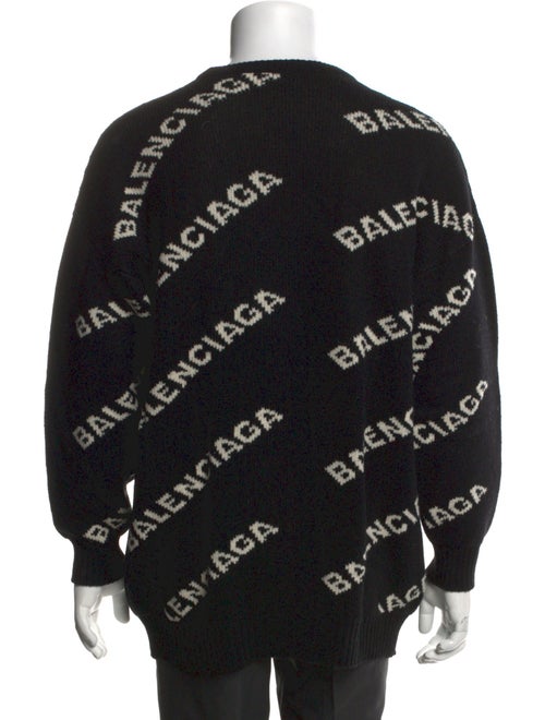 Balenciaga 2018 All Over Logo Pullover