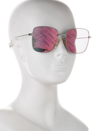 Balenciaga Square Tinted Sunglasses