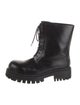 Balenciaga Leather Combat Boots