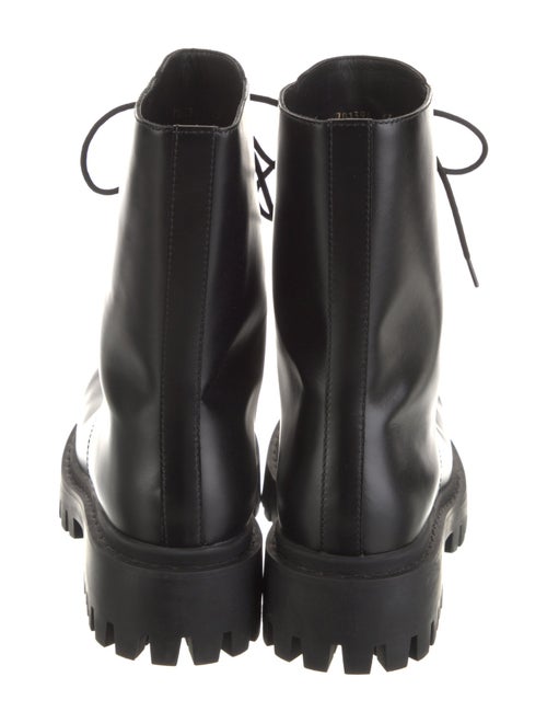 Balenciaga Leather Combat Boots