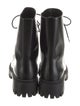 Balenciaga Leather Combat Boots