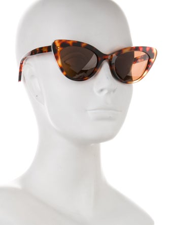 Balenciaga Signature Logo Square Sunglasses