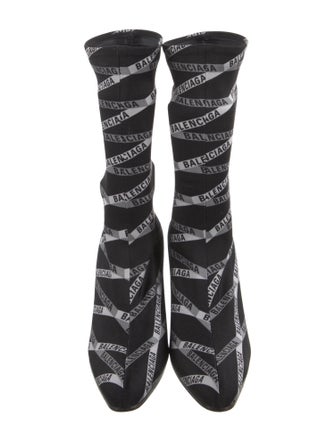 Balenciaga Nylon Printed Sock Boots
