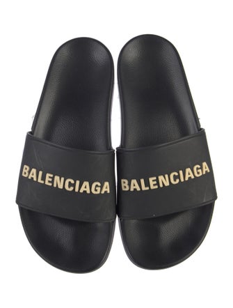 Balenciaga Rubber Printed Slides