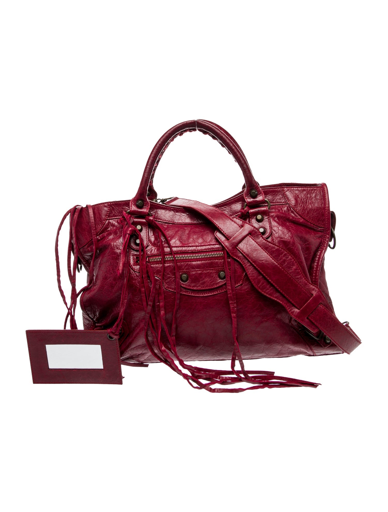 Balenciaga Lambskin Motocross Classic City Vintage