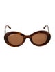 Balenciaga Round Tinted Sunglasses