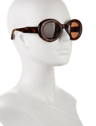 Balenciaga Round Tinted Sunglasses