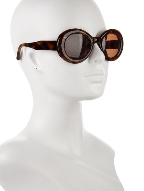 Balenciaga Round Tinted Sunglasses