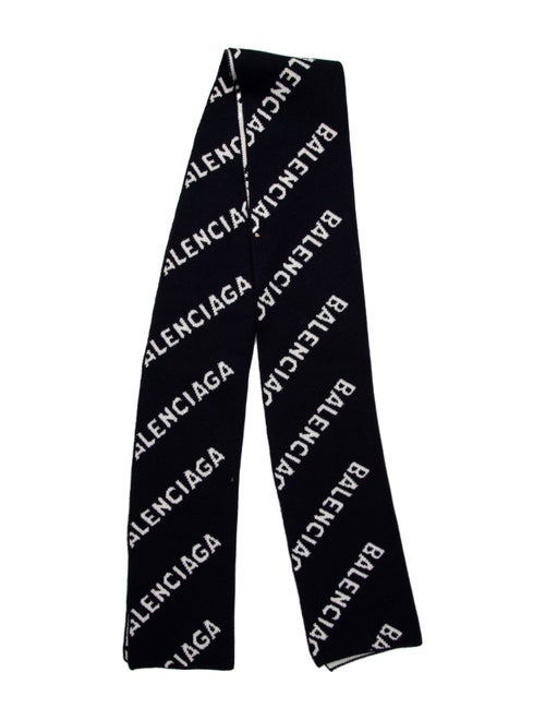 Balenciaga Wool Printed Scarf