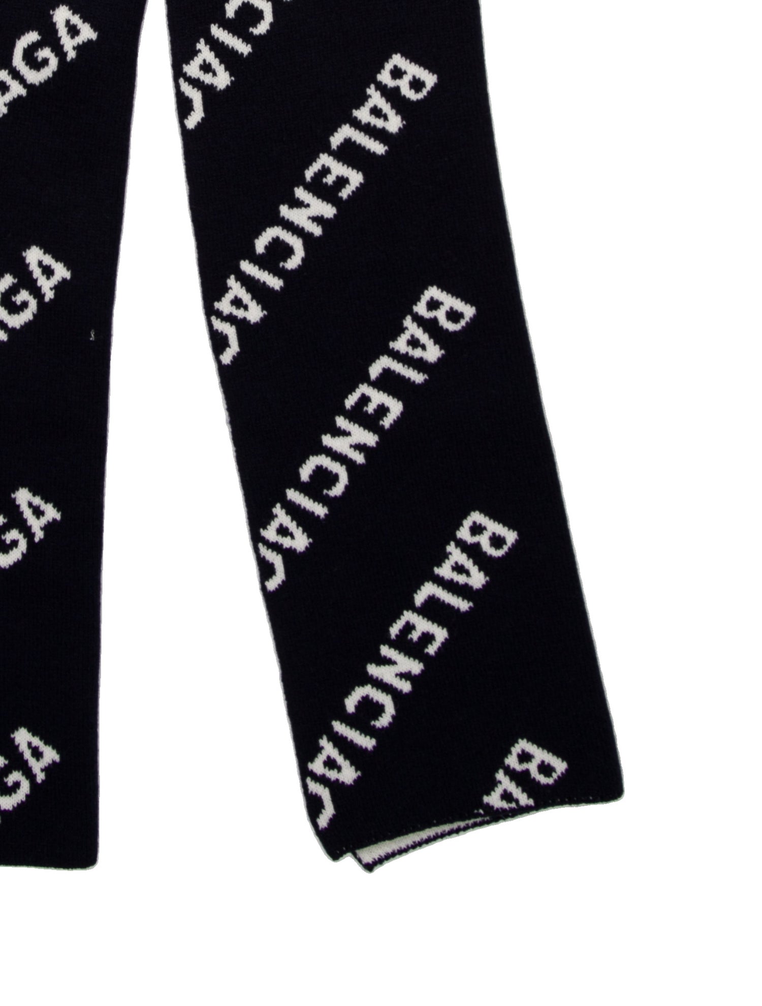 Balenciaga Wool Printed Scarf