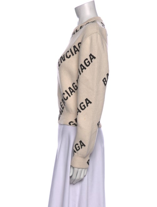 Balenciaga 2021 All Over Logo Sweatshirt