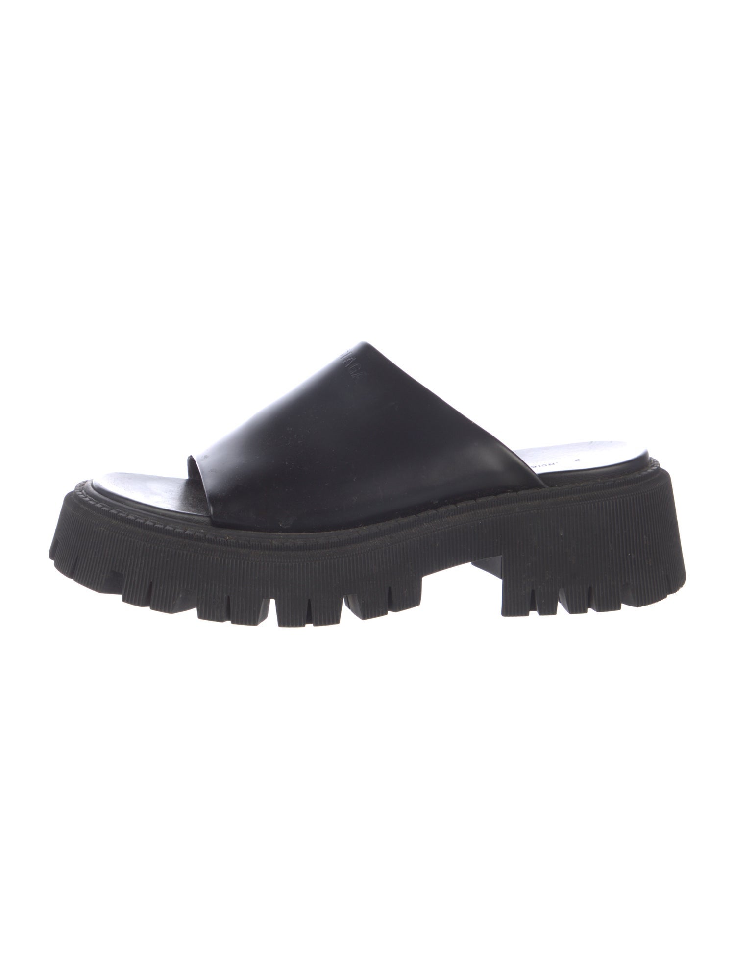 Balenciaga Leather Slides