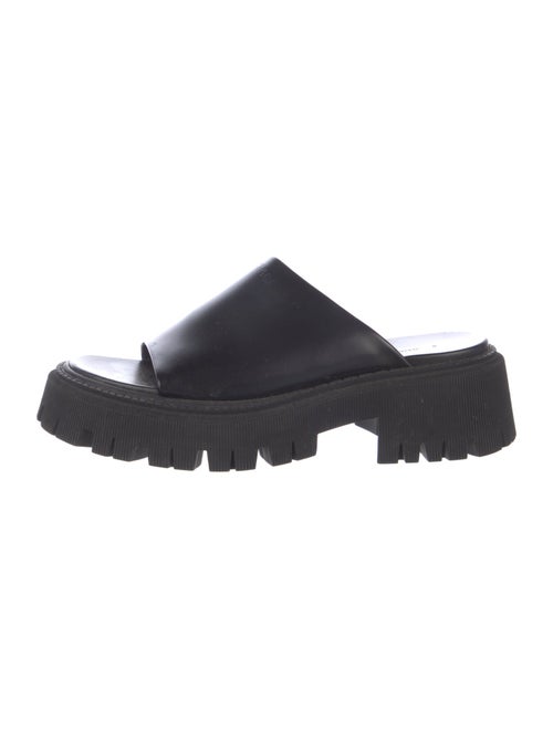 Balenciaga Leather Slides