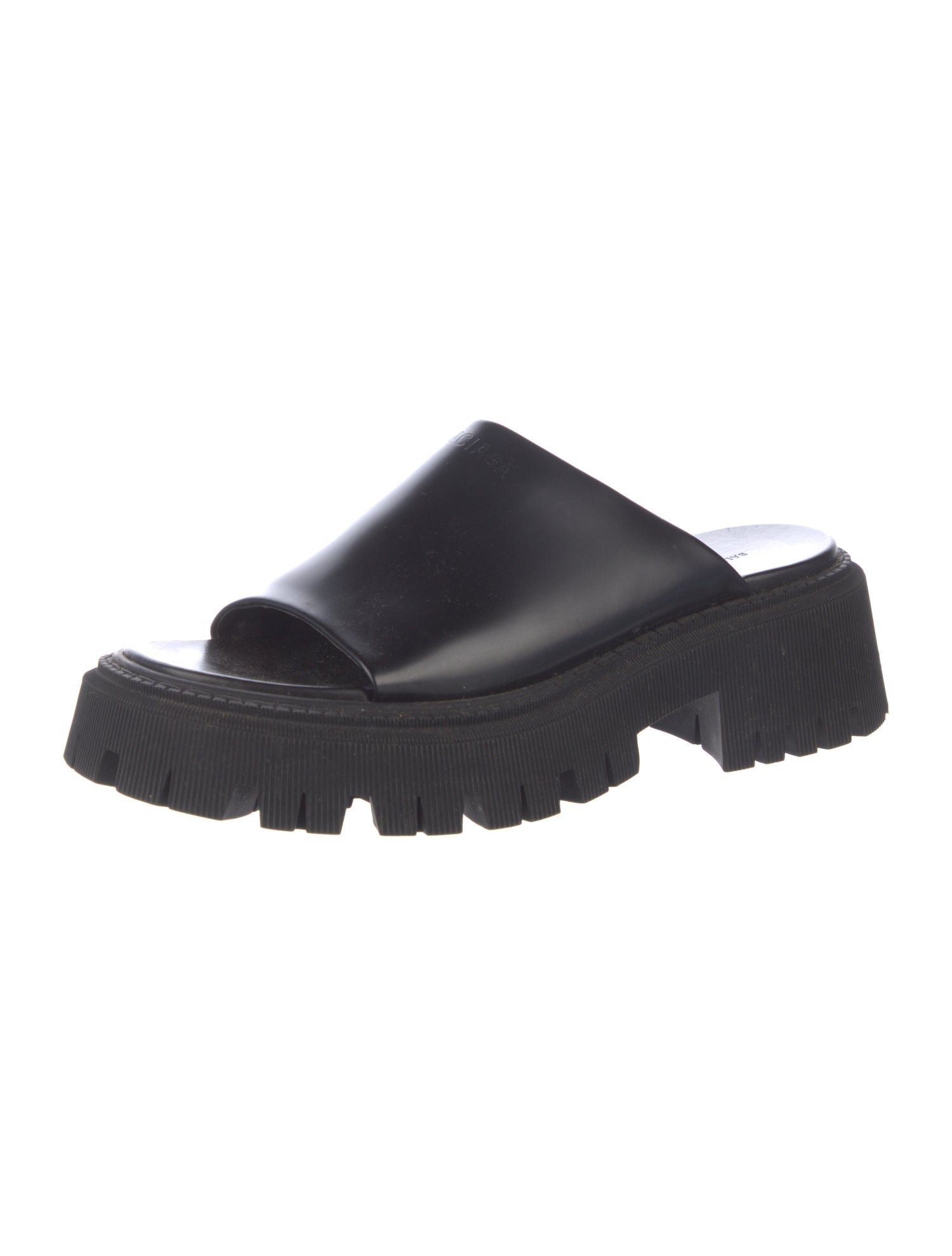Balenciaga Leather Slides