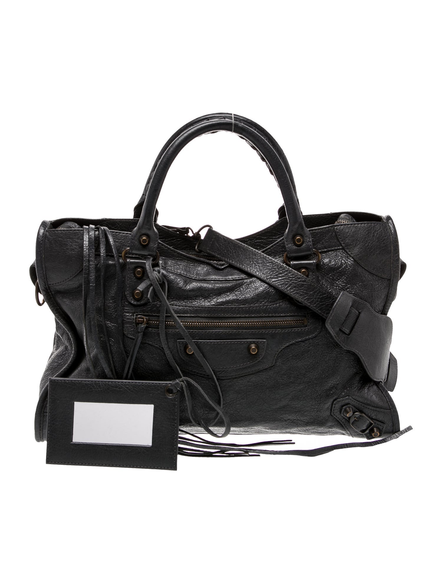 Balenciaga Leather Motocross Classic City