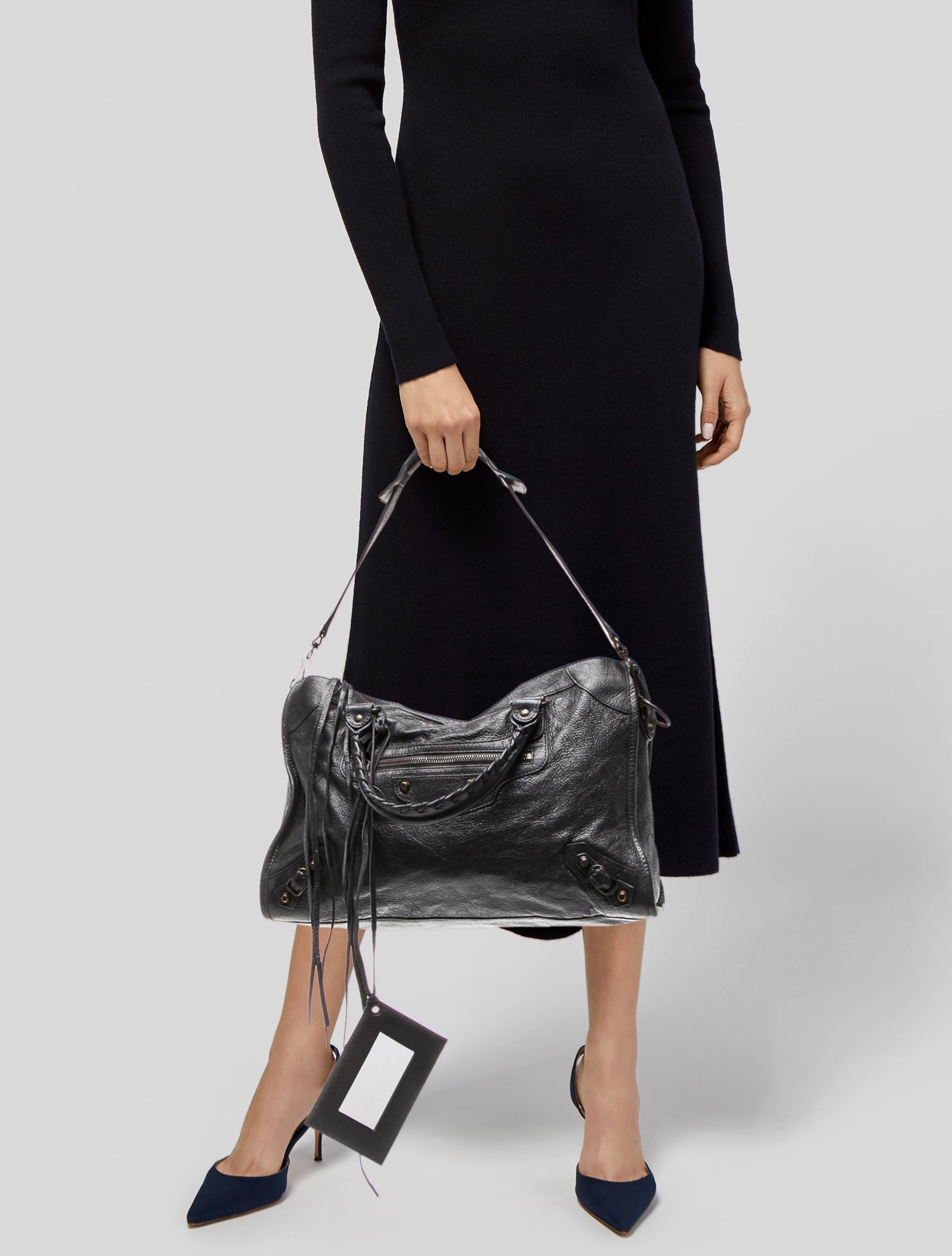 Balenciaga Leather Motocross Classic City