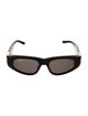 Balenciaga Square Tinted Sunglasses