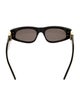 Balenciaga Square Tinted Sunglasses