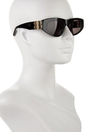 Balenciaga Square Tinted Sunglasses