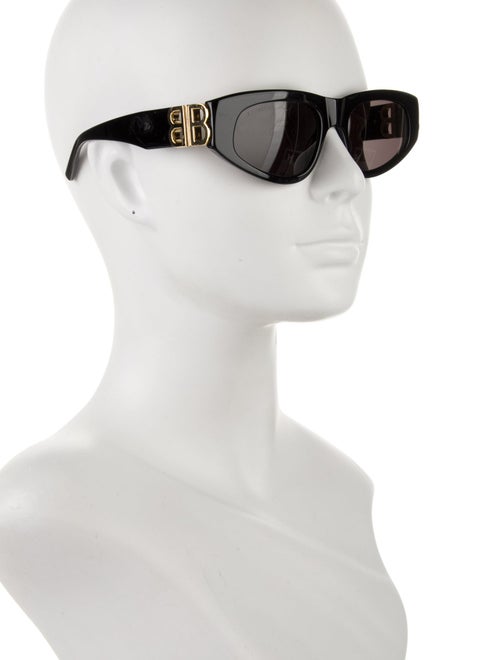 Balenciaga Square Tinted Sunglasses