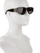 Balenciaga Square Tinted Sunglasses