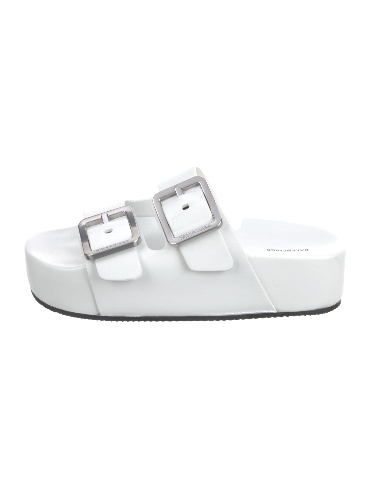 Balenciaga Leather Slides