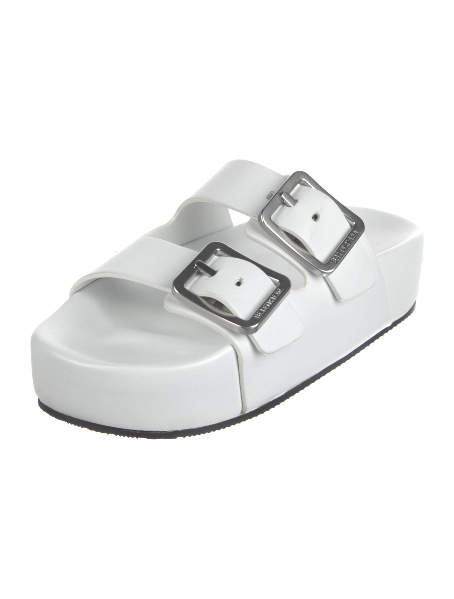 Balenciaga Leather Slides