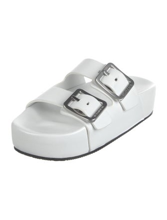Balenciaga Leather Slides