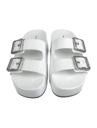 Balenciaga Leather Slides