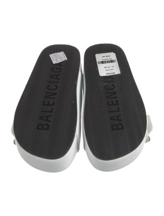 Balenciaga Leather Slides