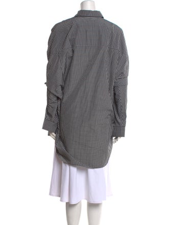 Balenciaga 2021 Plaid Print Tunic