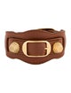 Balenciaga Leather Giant Arena Wrap Bracelet