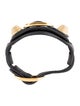 Balenciaga Leather Arena Giant Wrap Bracelet