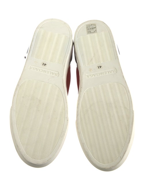 Balenciaga Leather Colorblock Pattern Sneakers